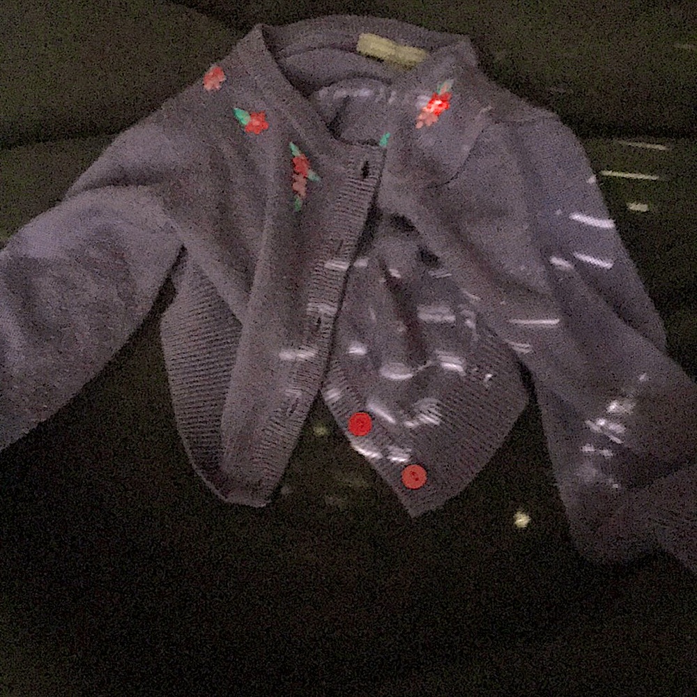 Purple flower jacket